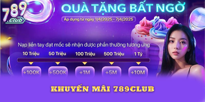 khuyến mãi nhiều tầng dành cho tân thủ, người chơi thường và VIP tại 789club.